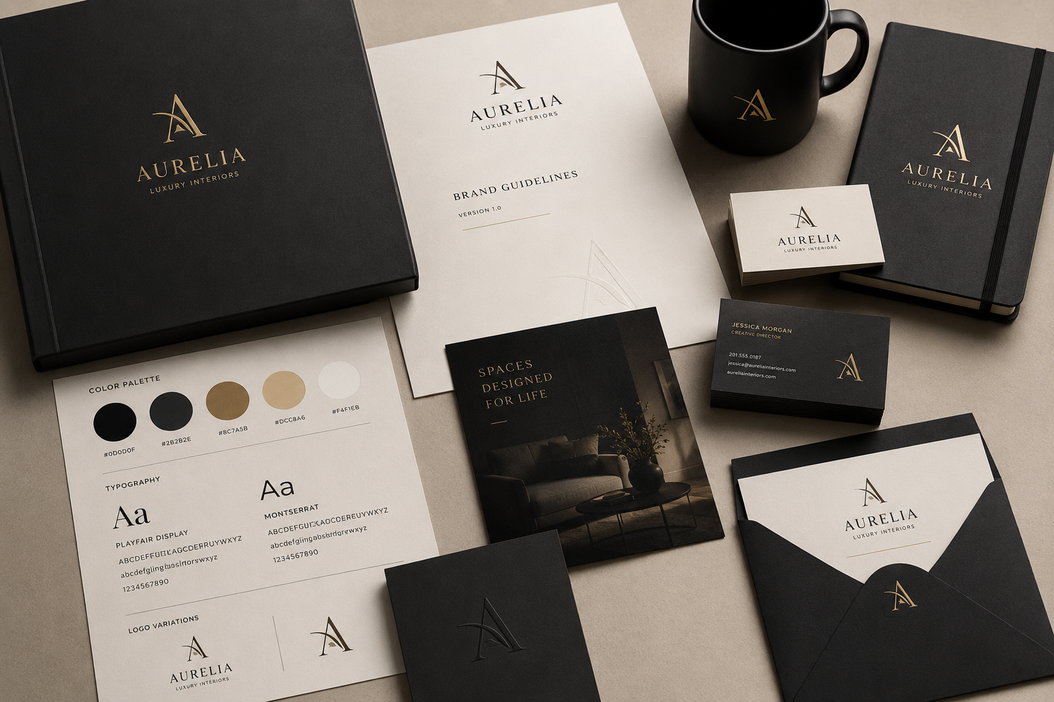Brand identity design for New Jersey businesses